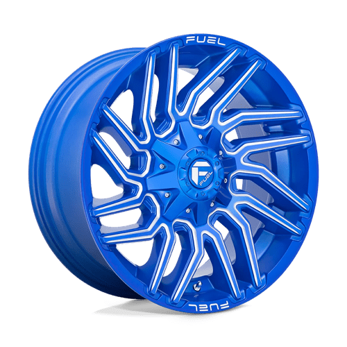 Fuel 1PC D774 TYPHOON ANODIZED BLUE MILLED 22X10