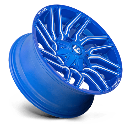 Fuel 1PC D774 TYPHOON ANODIZED BLUE MILLED 22X10