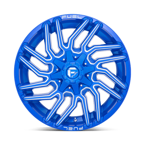Fuel 1PC D774 TYPHOON ANODIZED BLUE MILLED 20X10