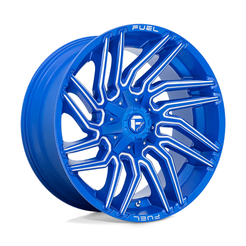 Fuel 1PC D774 TYPHOON ANODIZED BLUE MILLED 22X10
