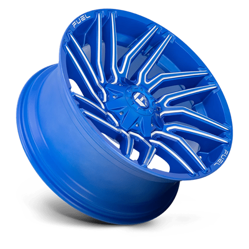 Fuel 1PC D774 TYPHOON ANODIZED BLUE MILLED 22X10