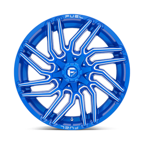 Fuel 1PC D774 TYPHOON ANODIZED BLUE MILLED 22X10