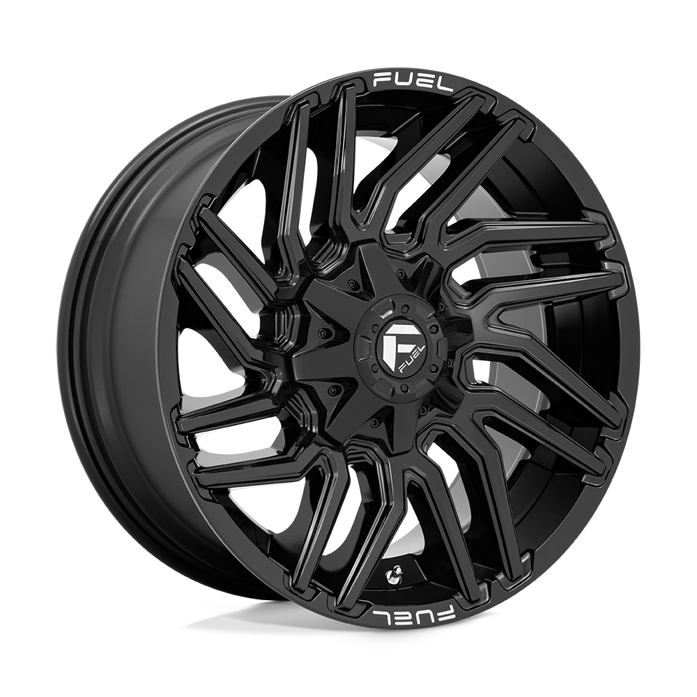 Fuel 1PC D776 TYPHOON GLOSS BLACK 22X12