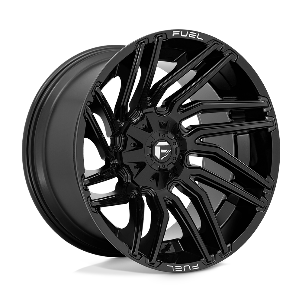 Fuel 1PC D776 TYPHOON GLOSS BLACK 22X12