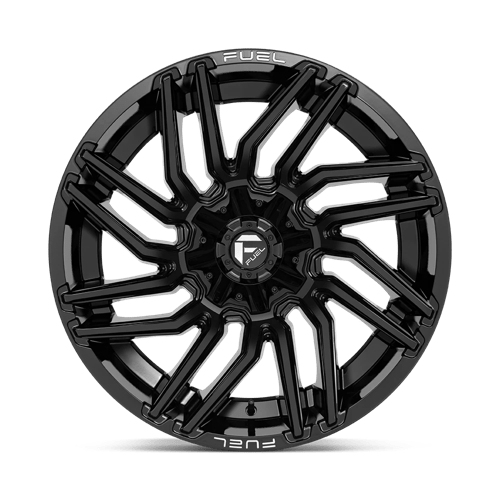 Fuel 1PC D776 TYPHOON GLOSS BLACK 22X12