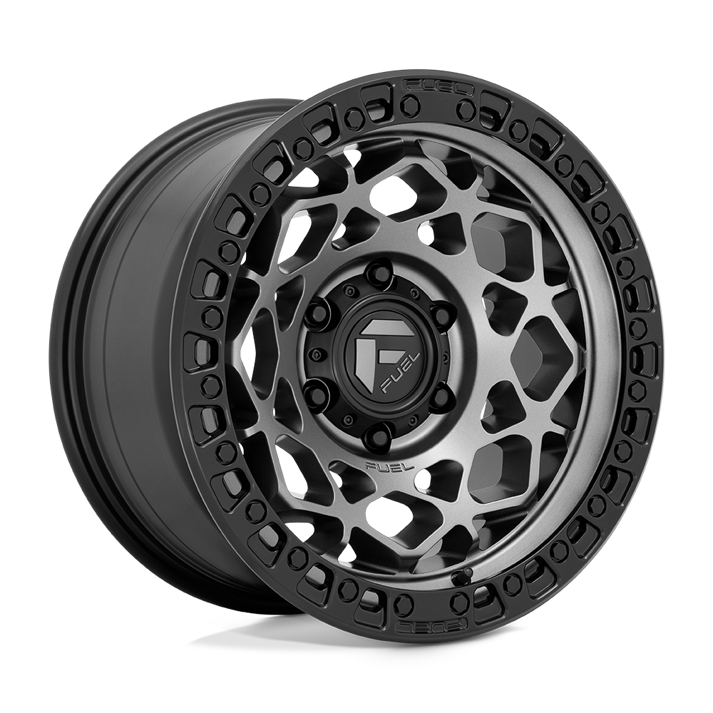 Fuel 1PC D784 UNIT GUNMETAL WITH MATTE BLACK RING 17X9