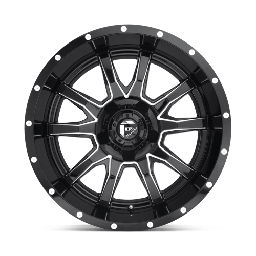 Fuel 1PC D627 VANDAL GLOSS BLACK MILLED 20X9
