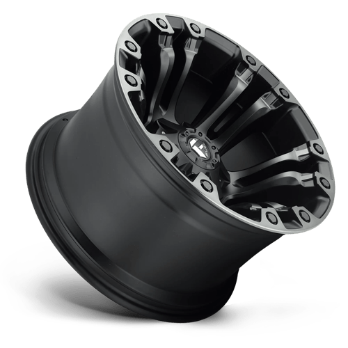 Fuel 1PC D851 VAPOR MATTE BLACK GRAY TINT 17X9