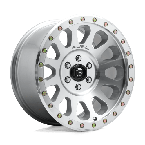 Fuel 1PC D647 VECTOR DIAMOND CUT MACHINED WITH CLEAR COAT WITH 20X10