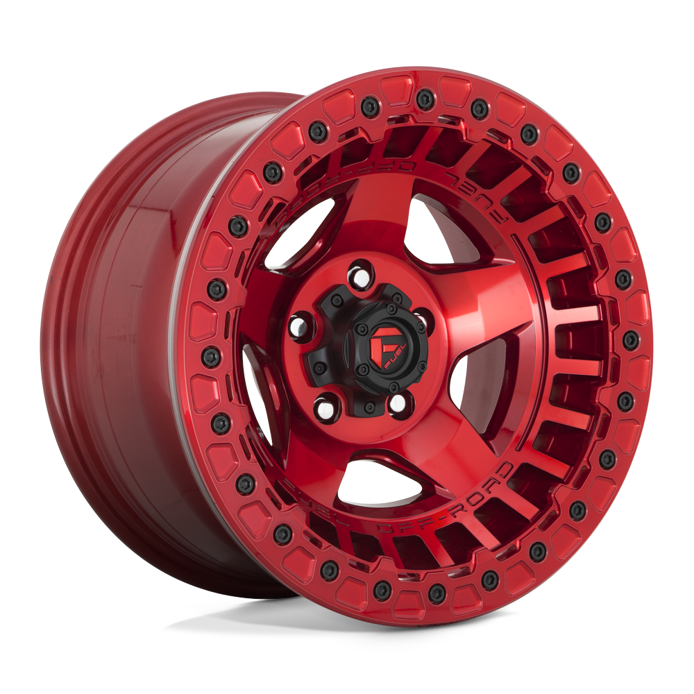 Fuel 1PC D117 WARP BEADLOCK CANDY RED 17X9
