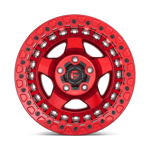 Fuel 1PC D117 WARP BEADLOCK CANDY RED 17X9