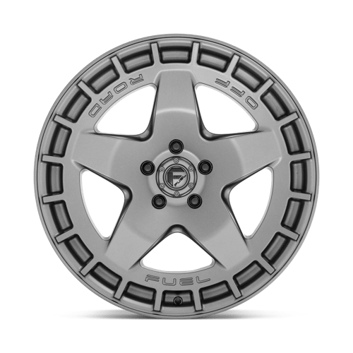 Fuel 1PC D734 WARP MATTE GUN METAL 20X9