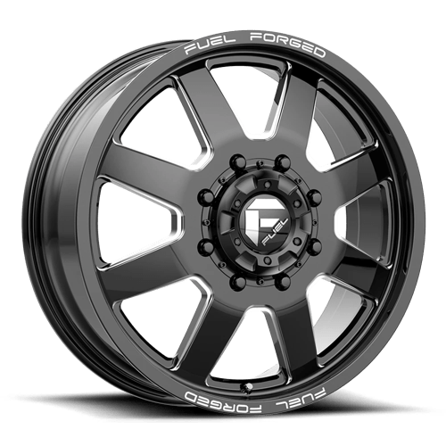 Fuel Mono DE09 FF09D MATTE BLACK MILLED 20X8.25
