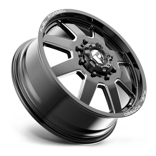 Fuel Mono DE09 FF09D MATTE BLACK MILLED 20X8.25