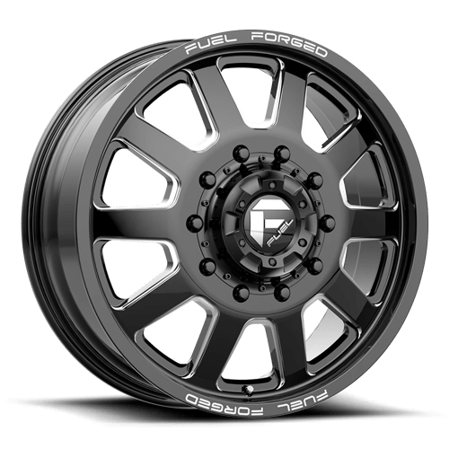 Fuel Mono DE09 FF09D MATTE BLACK MILLED 24X8.25