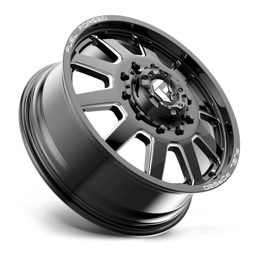Fuel Mono DE09 FF09D MATTE BLACK MILLED 24X8.25