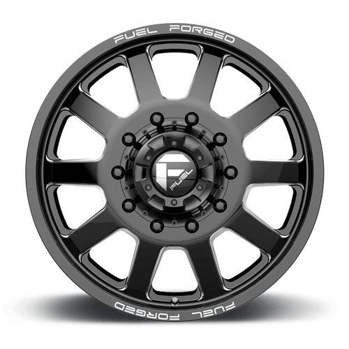 Fuel Mono DE09 FF09D MATTE BLACK MILLED 24X12