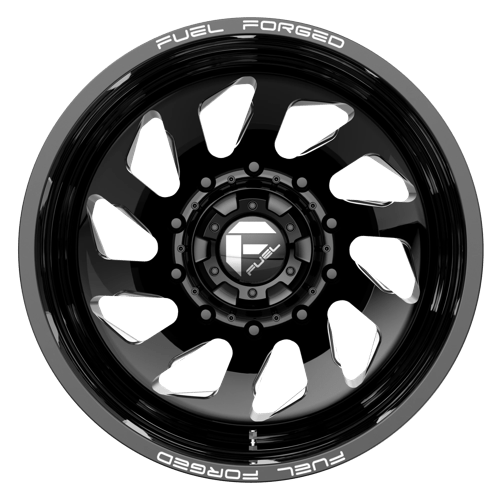 Fuel Mono DD39 FF39D GLOSS BLACK MILLED 22X8.25