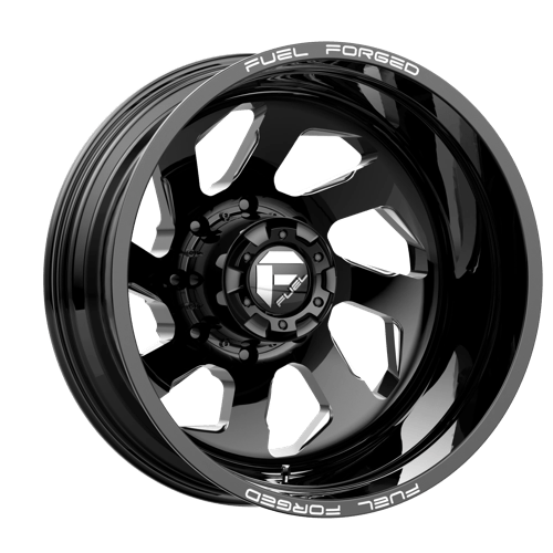 Fuel Mono DD39 FF39D GLOSS BLACK MILLED 22X8.25