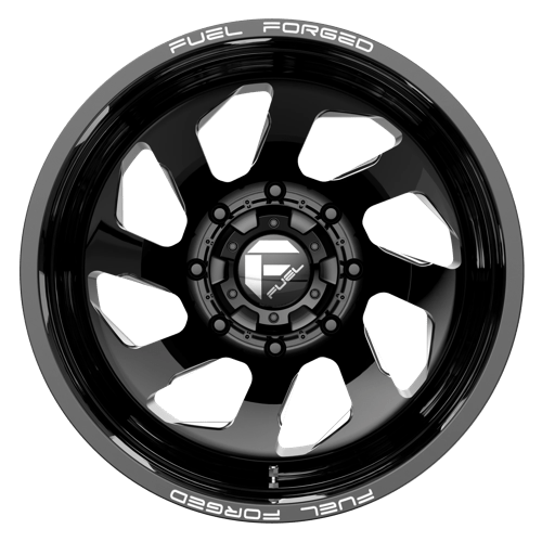 Fuel Mono DD39 FF39D GLOSS BLACK MILLED 22X8.25
