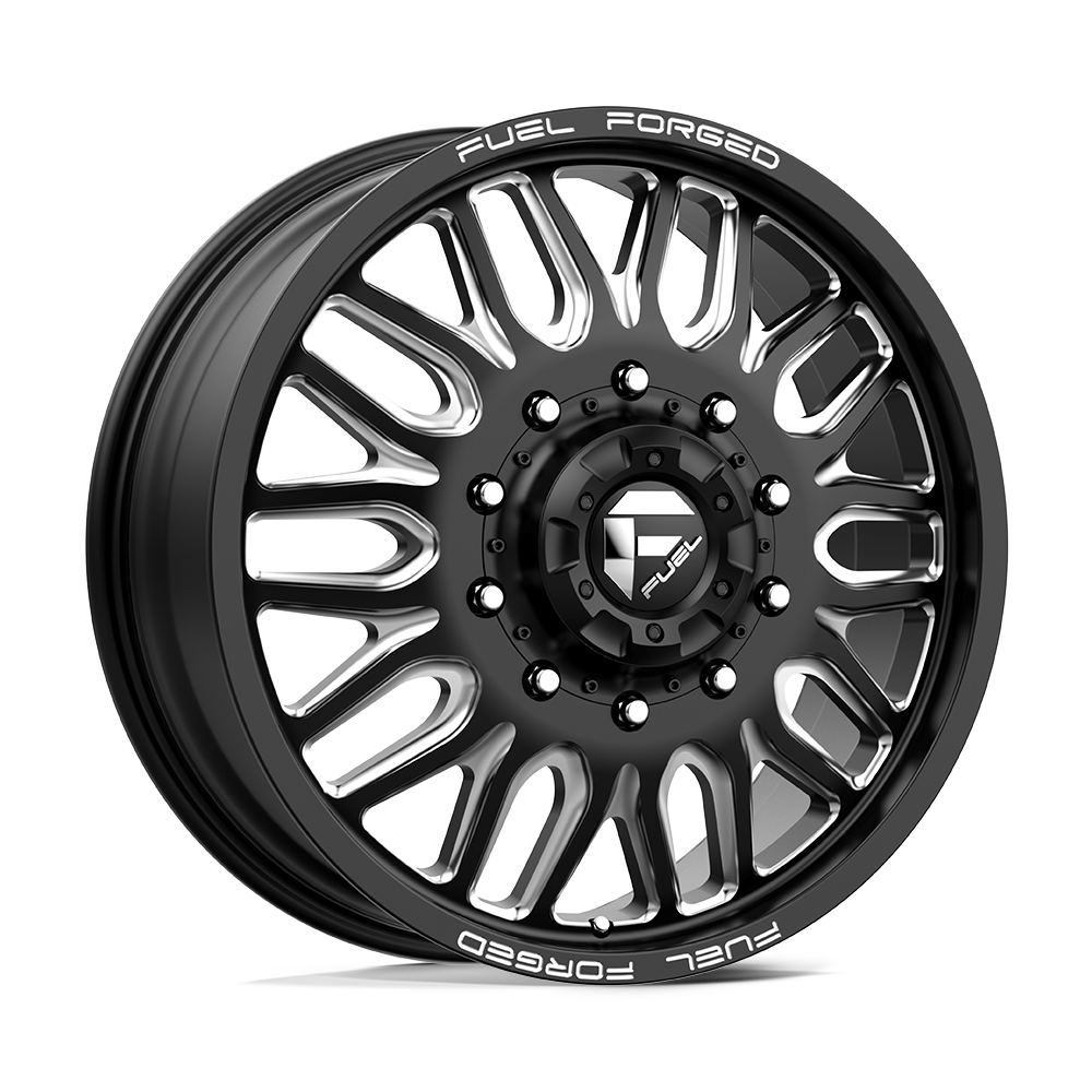 Fuel Mono DB66 FFC66 MATTE BLACK MILLED 22X8.25
