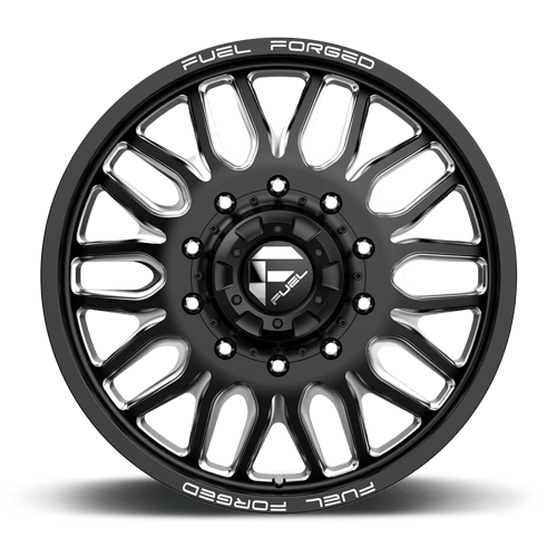 Fuel Mono DB66 FFC66 MATTE BLACK MILLED 22X8.25