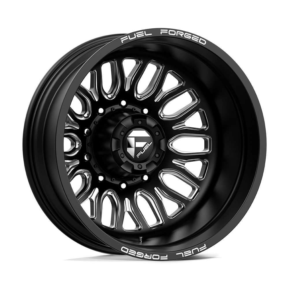 Fuel Mono DB66 FFC66 MATTE BLACK MILLED 22X8.25