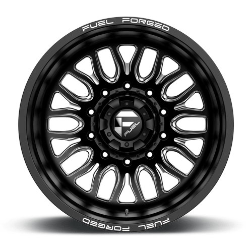 Fuel Mono DB66 FFC66 MATTE BLACK MILLED 22X8.25