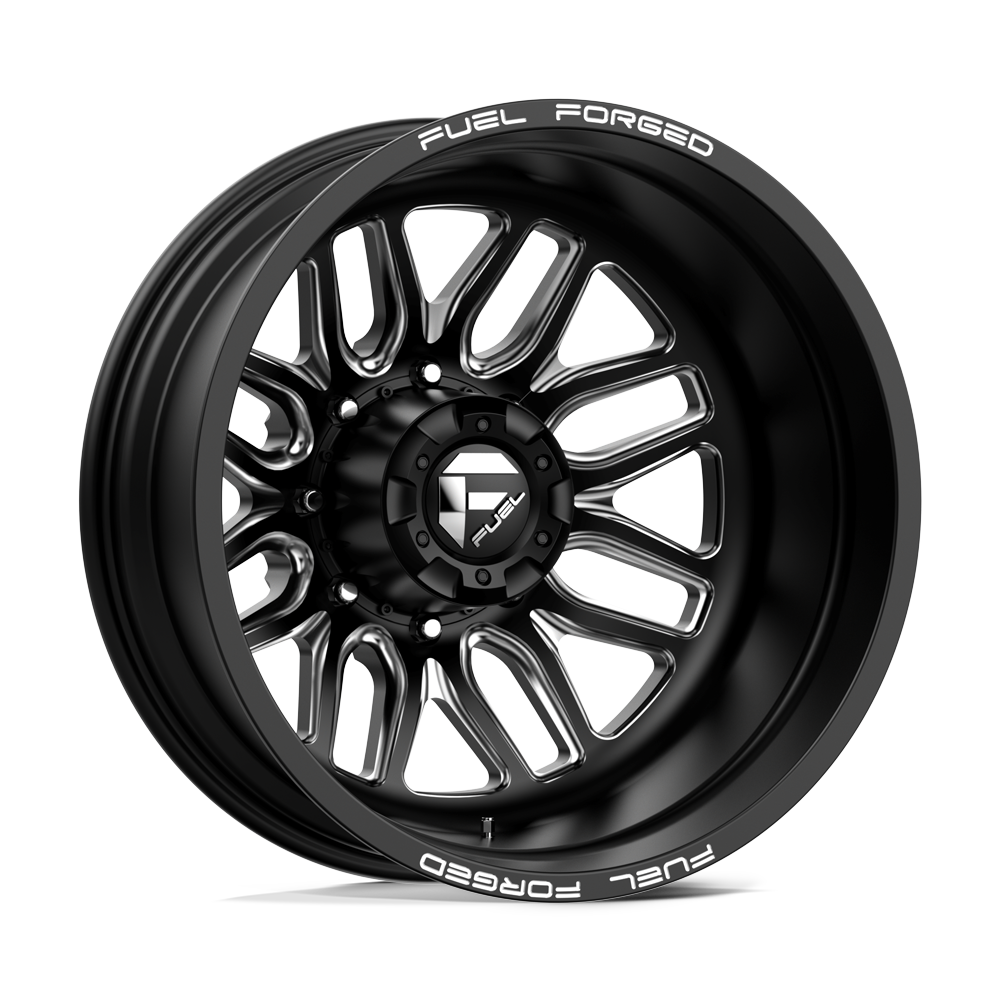 Fuel Mono DB66 FFC66 MATTE BLACK MILLED 22X8.25