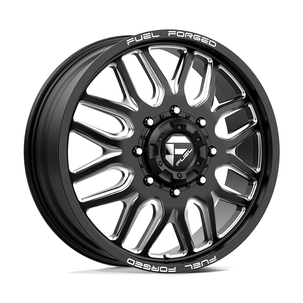 Fuel Mono DB66 FFC66 MATTE BLACK MILLED 22X8.25