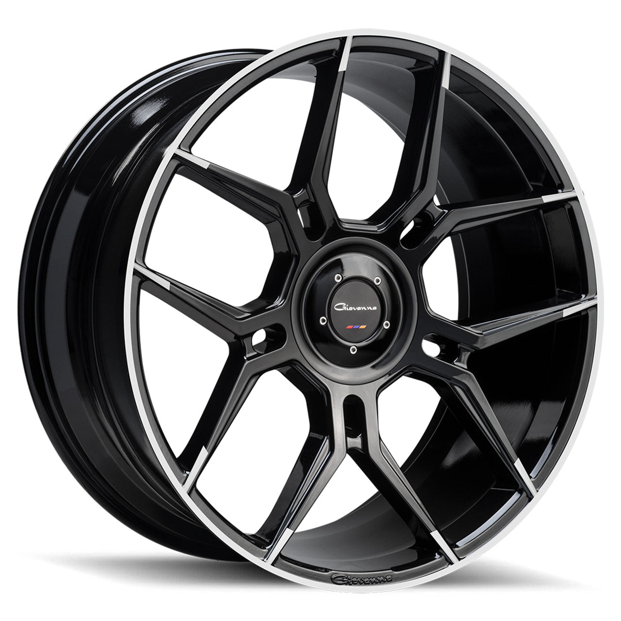 GIOVANNA HALEB CC Gloss Black Machined Tips 26X10