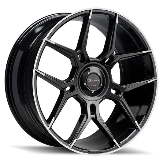 GIOVANNA HALEB CC Gloss Black Machined Tips 26X10