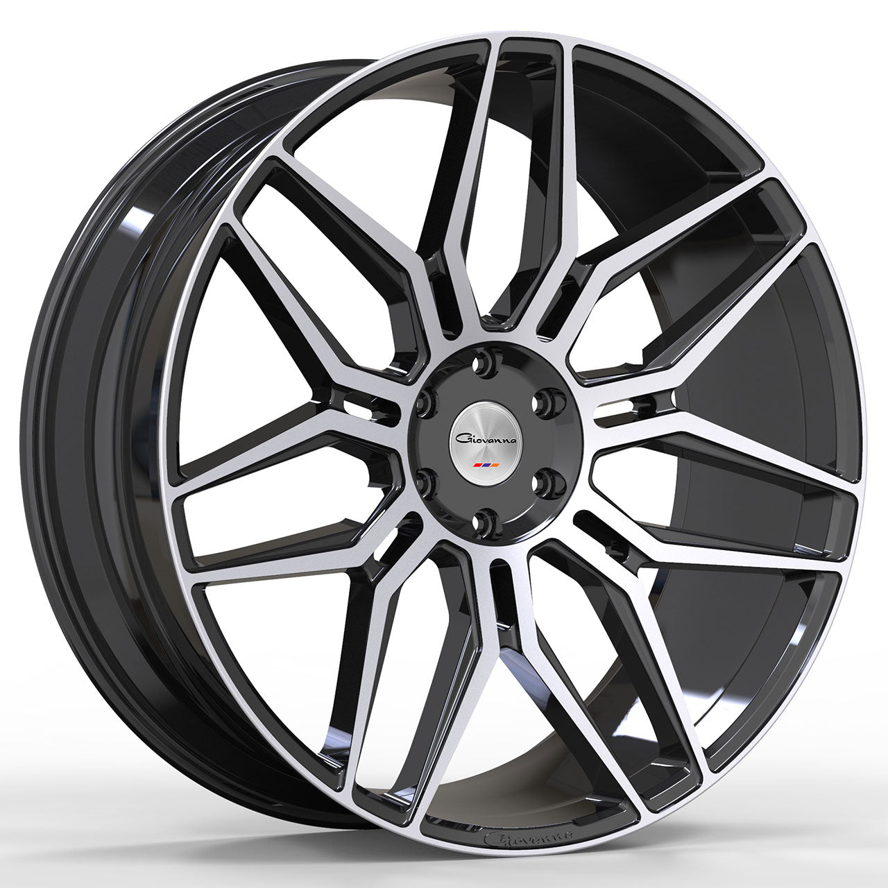 GIOVANNA BOGOTA Gloss Black Machined Face 22X9