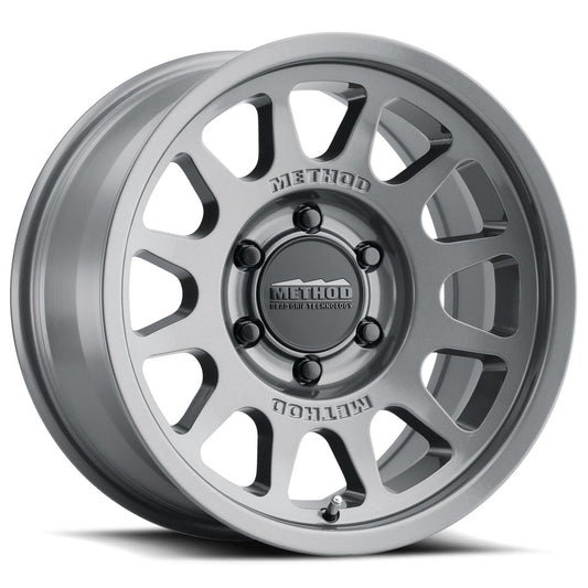 METHOD RACE WHEELS MR703 BEAD GRIP Gloss Titanium 16X6