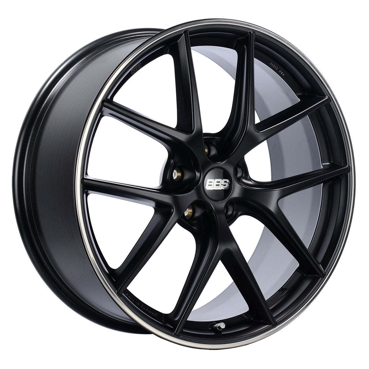 BBS CI-R Black Center w/Polished Stainless Steel Rim Protector 19X10