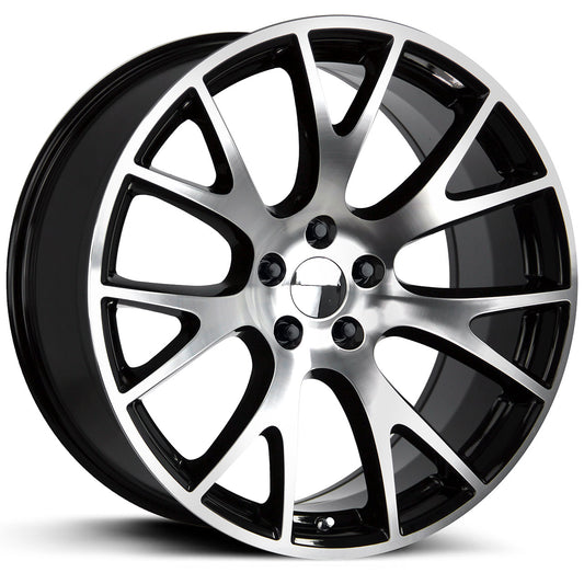 WHEEL REPLICAS BY STRADA HELLCAT Gloss Black Machined Face 20X9.5