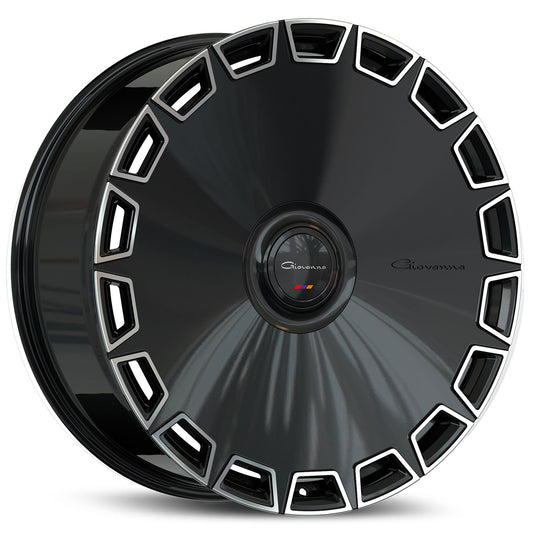 GIOVANNA DICOTTO Gloss Black Machined Face 22X10.5