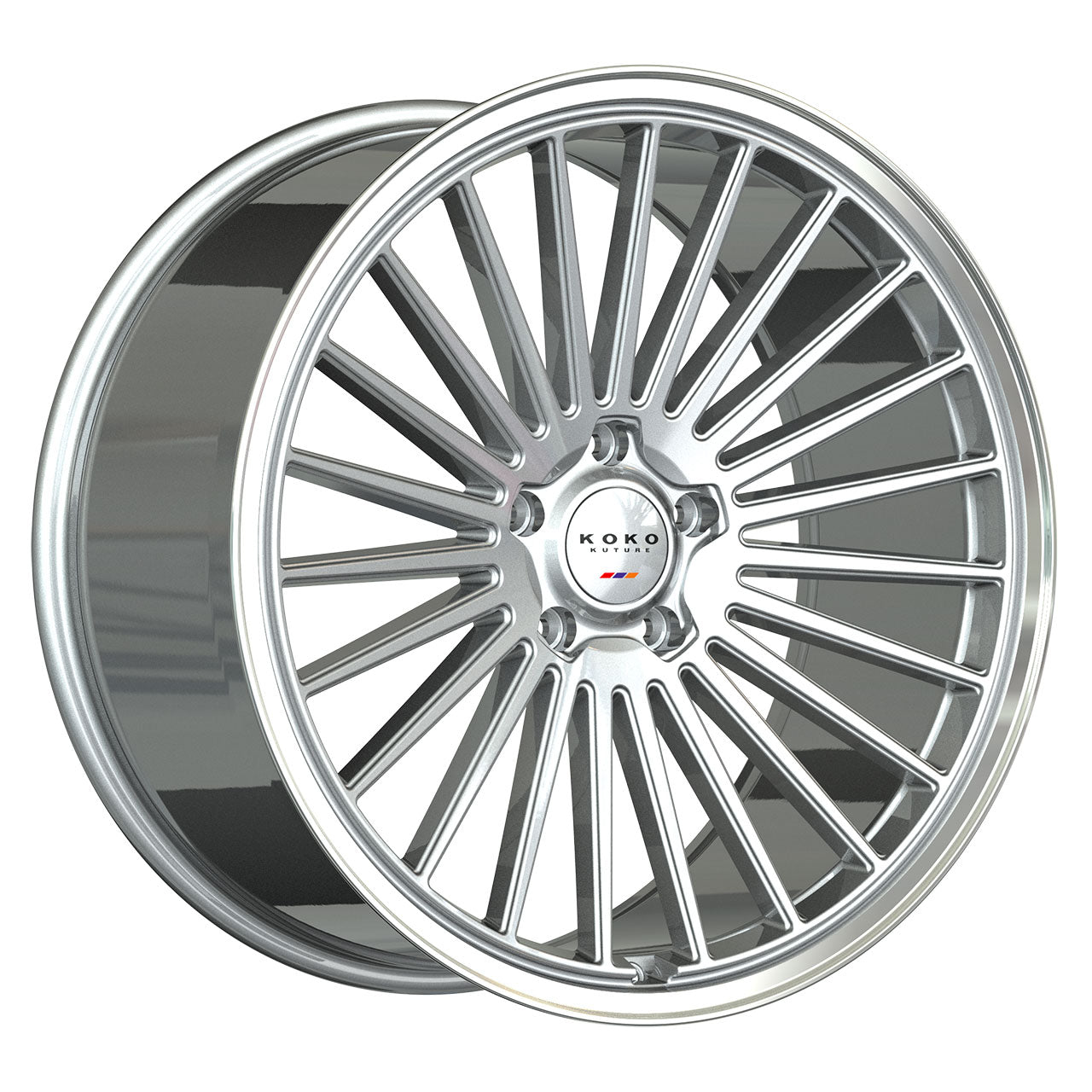 KOKO KUTURE PARLATO 21-22 Silver Machined Face Center / Polished Lip 22X9