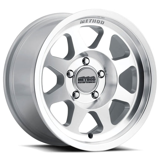 METHOD RACE WHEELS MR701 BEAD GRIP Machined Clear Coat 17X8.5
