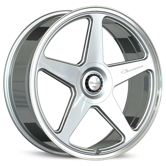 GIOVANNA CINQUE 24-26 Silver Machined Face Center / Polished Lip 24X10