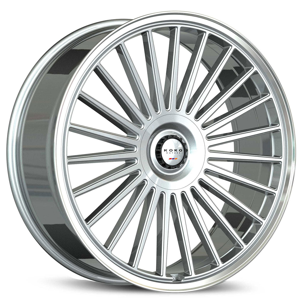 KOKO KUTURE PARLATO 24-26 Silver Machined Face Center / Polished Lip 24X10
