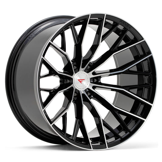 FERRADA FTR9 Gloss Black Machined Face 22X12