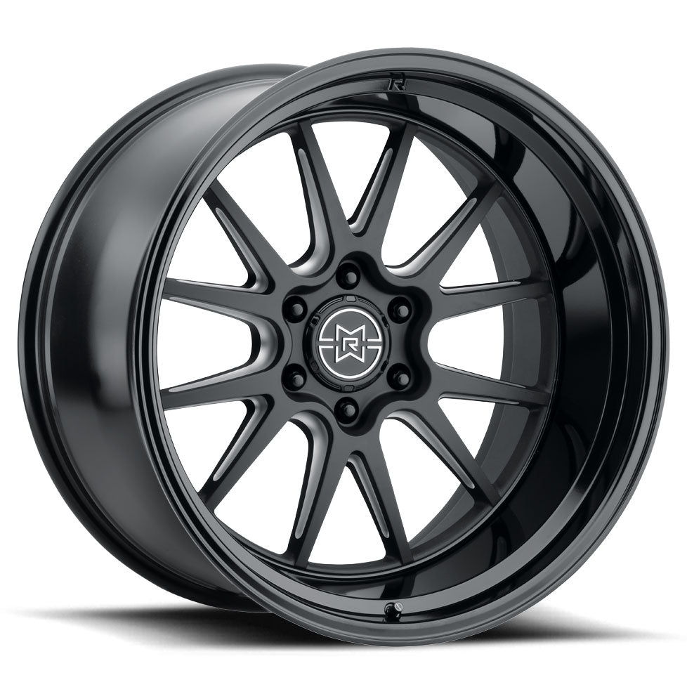 METHOD RACE WHEELS MR802 Gloss Black w/CNC Machined Accents 20X10