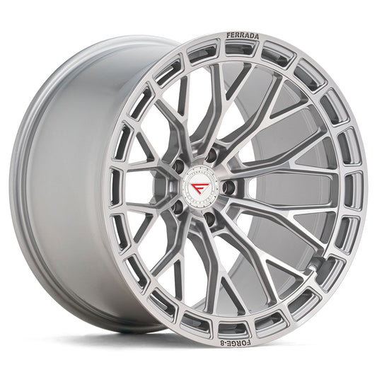 FERRADA FR12 Silver Machined Face 20X10
