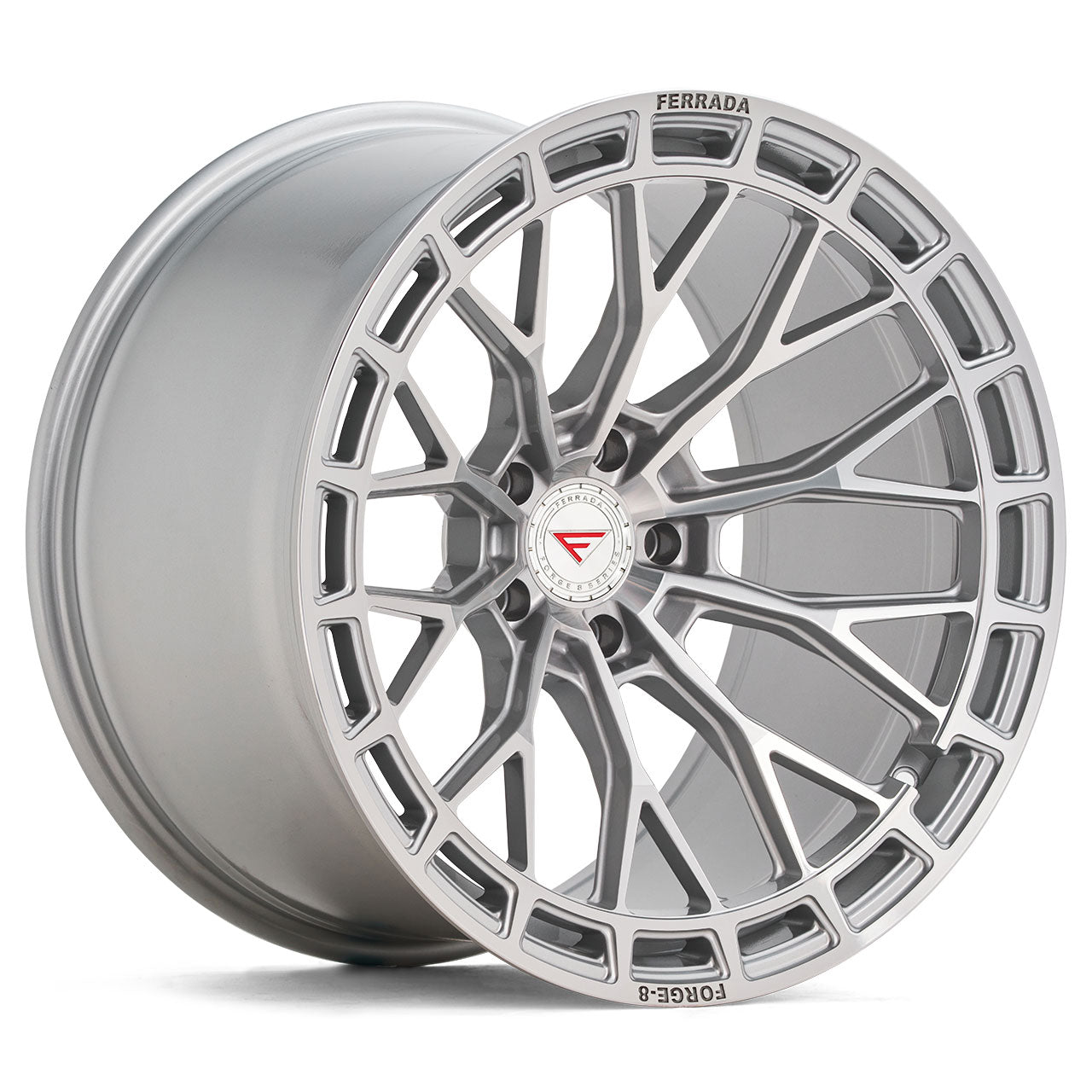FERRADA FR12 Silver Machined Face 20X12