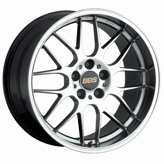 BBS RGR Silver Painted Center w/Diamond Cut Rim & Clear Protective Top Coat 19X9.5