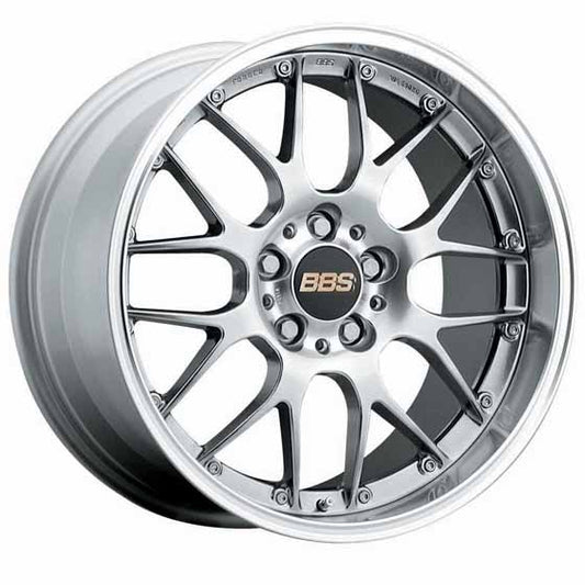BBS RSGT Diamond Silver Painted Center w/Diamond Cut Rim & Clear Protective Top Coat 18X8
