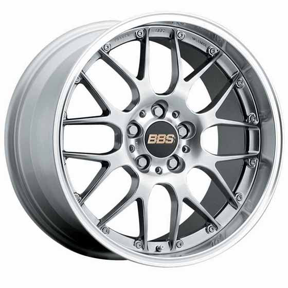 BBS RSGT Diamond Silver Painted Center w/Diamond Cut Rim & Clear Protective Top Coat 18X10