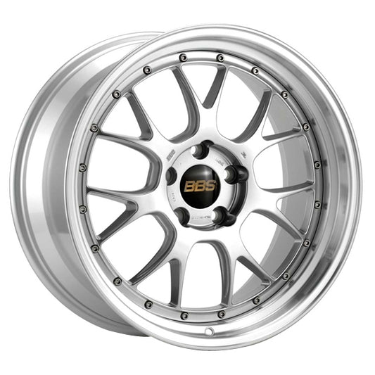 BBS LM-R Diamond Silver Painted Center w/Diamond Cut Rim & Clear Protective Top Coat 20X11