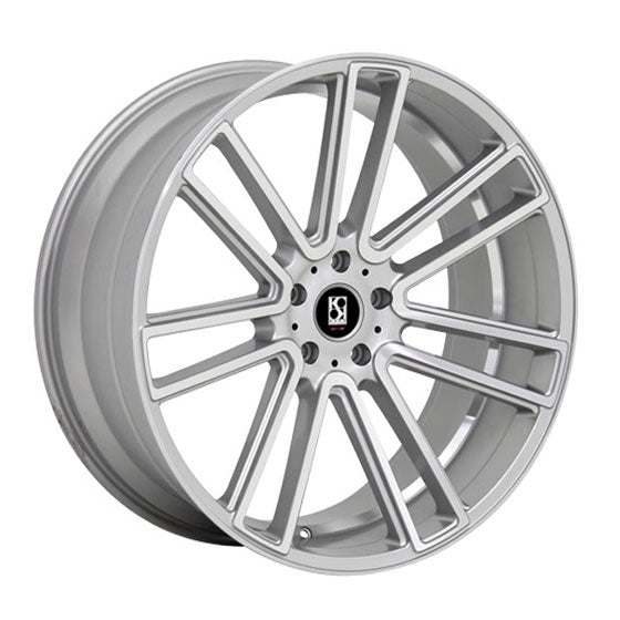 KOKO KUTURE MASSA-7 Silver Machined Face 22X10.5